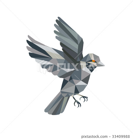 Old World Sparrow Low Polygon Old World Sparrow Low Polygon 33409988