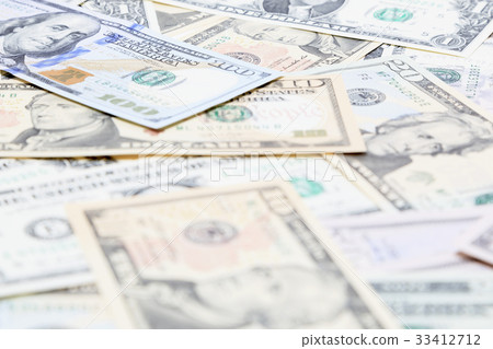 Dollar banknotes Dollar banknotes 33412712