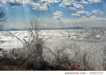 極度寒冷的琵琶湖 33412717