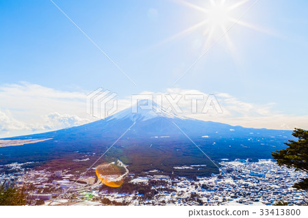富士山1月 33413800