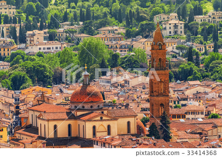 Beautiful landscape above Florence. Italy. 33414368