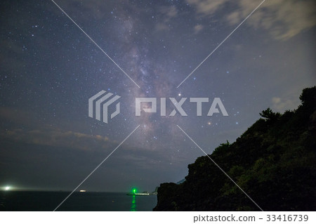 漂浮在海的銀河星系 漂浮在海的銀河星系 33416739