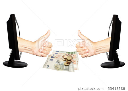 Virtual number one - team work success Virtual number one - team work success 33418586