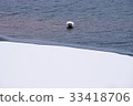 Frozen lake surface 33418706