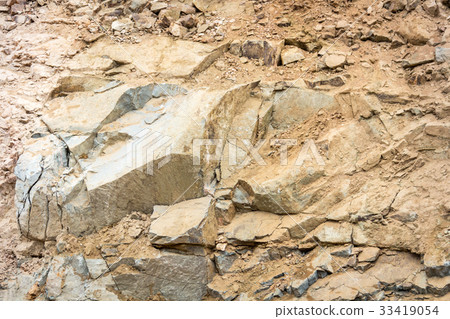 Mountain stone wall background Mountain stone wall background 33419054