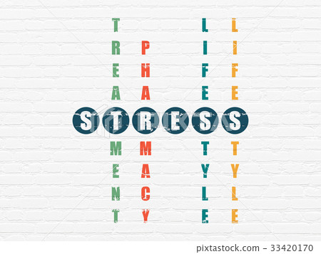 Medicine concept: Stress in Crossword Puzzle 33420170