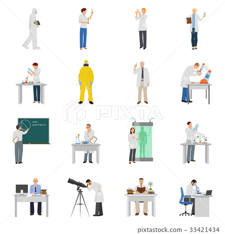Scientist Icons Set Scientist Icons Set 33421434