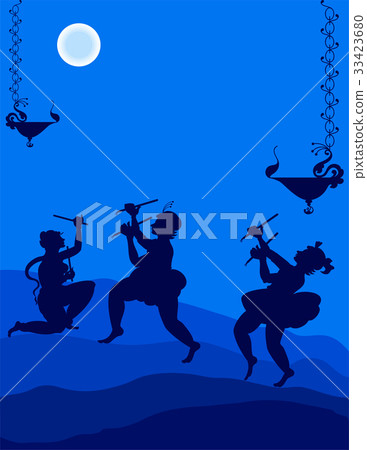 Shadow Art, Garba Dance Shadow Art, Garba Dance 33423680