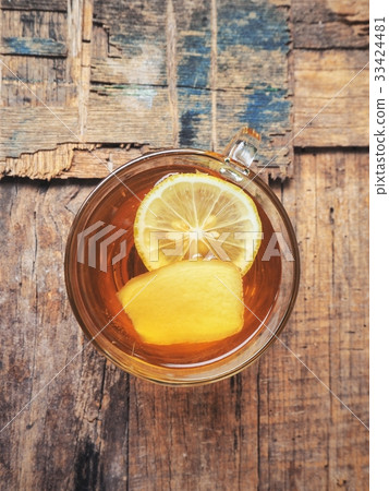 Ginger tea and mint with lemon 33424481