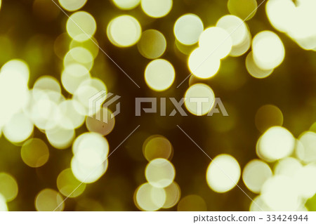 Yellow circle bokeh burry background 33424944