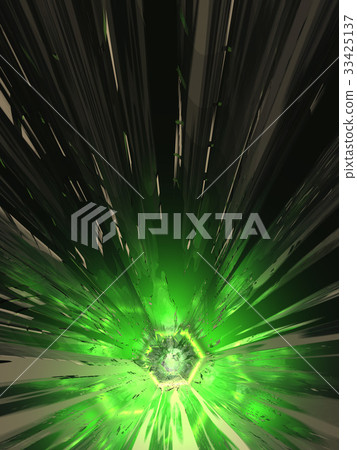 Green Abstract 33425137