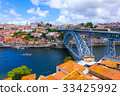 View over the old town of Porto, Portugal 33425992