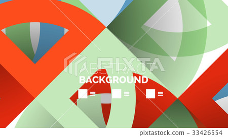 Business presentation geometric template 33426554