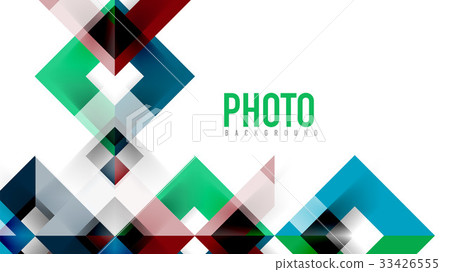 Business presentation geometric template 33426555