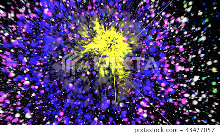 CG fireworks. Abstract background. Digital CG fireworks. Abstract background. Digital 33427057