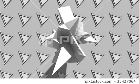 Abstract background with Fractal Geometric object Abstract background with Fractal Geometric object 33427064
