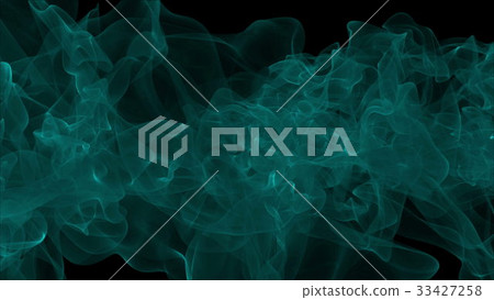 Abstract background with green smoke. Abstract background with green smoke. 33427258