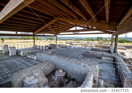 View of the archaeological site of Lucus Feroniae View of the archaeological site of Lucus Feroniae 33427735