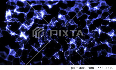 Falling Triangles. Rain traingles Polygon 33427740