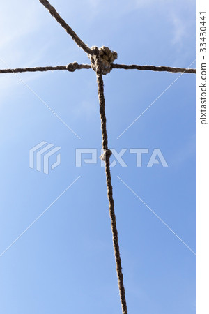 Rope and blue sky Rope and blue sky 33430441