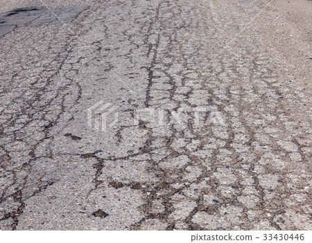 cracked road 33430446