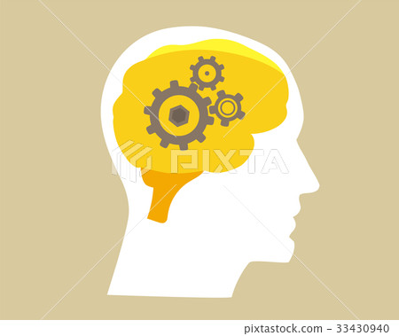 Human brain illustration Human brain illustration 33430940