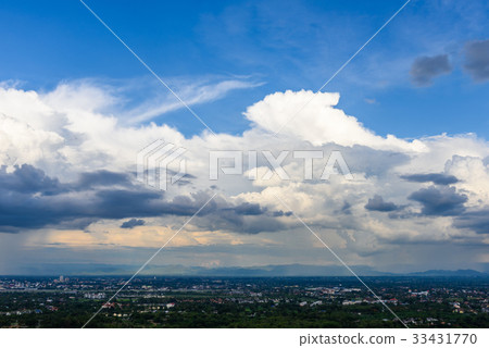 Chiang mai city view from Wat Phra That Doi Kham  33431770