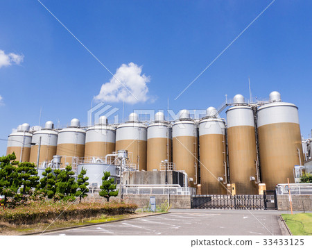麒麟啤酒廠名古屋工廠發酵和儲存罐 33433125
