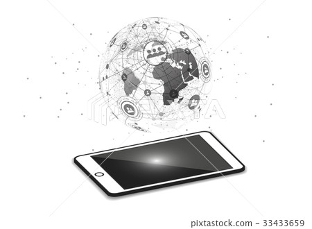 Business global network connection 33433659