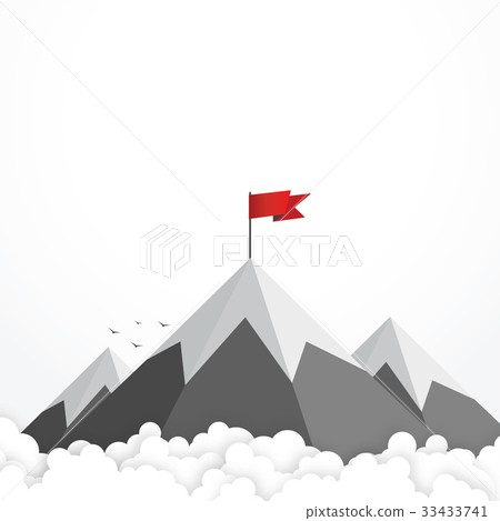 Business concept. Vector success or leadership 33433741