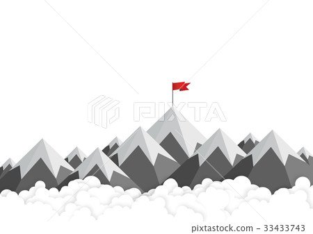 Business concept. Vector success or leadership Business concept. Vector success or leadership 33433743