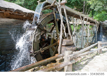 瀑布，平昌郡，平昌郡，江原道 33436595