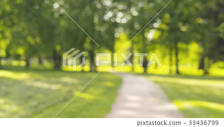 real lens blur of park in sunny day real lens blur of park in sunny day 33436799