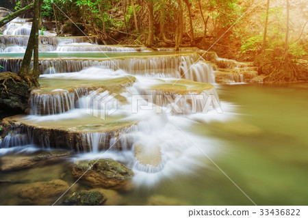 Level 1 of Huay Mae Kamin waterfall 33436822