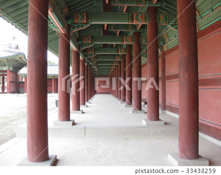 韓國寺廟支柱 韓國寺廟支柱 33438259