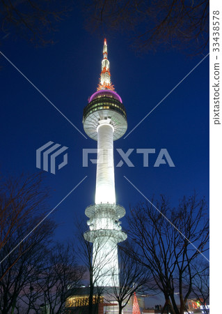夜景，首爾塔，南山，中區，首爾 33438578