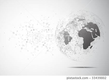 Business global network connection 33439802