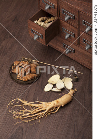 Round, ginseng, hinoki tree, pellets, medicine cabinet Round, ginseng, hinoki tree, pellets, medicine cabinet 33441078