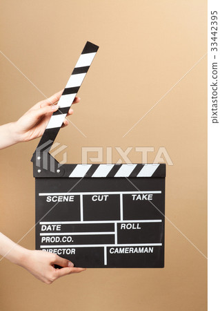 Hand, Clapper Board Hand, Clapper Board 33442395