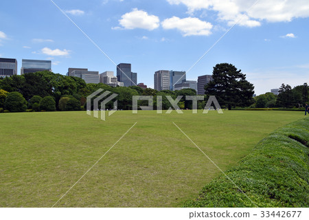 Edo castle Honmaru ruins Edo castle Honmaru ruins 33442677