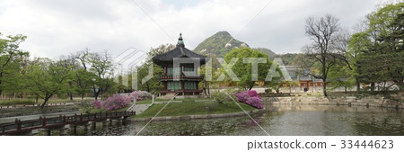Kwangwonjeong，Gyeongbokgung，Jongno-gu，首爾，全景 33444623