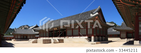 Gangnyeonjeon,Gyeongbokgung,Jongno-gu,首爾,全景 Gangnyeonjeon,Gyeongbokgung,Jongno-gu,首爾,全景 33445211