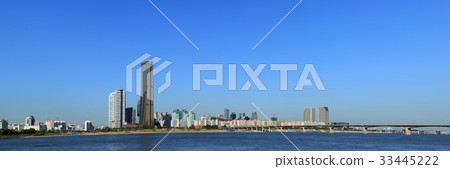 63，Lienchenia，Yeouido，Yeongdeungpo-gu，漢江，首爾，全景 33445222