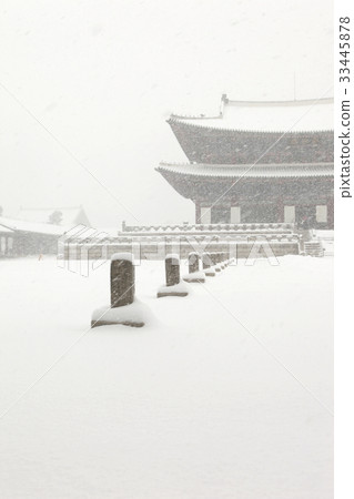 首爾鐘路區景福宮Geonjeonjeon（國寶233號）Byeonseekseok 33445878