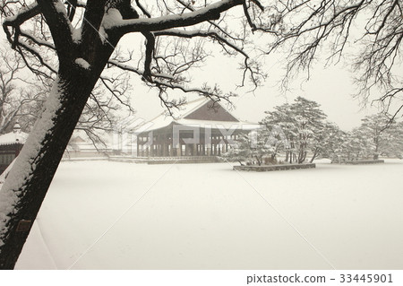 首爾鐘路區景福宮的Gyeonghoeru（國寶第224號） 33445901