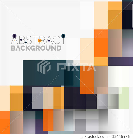 Abstract blocks template design background, simple 33446586