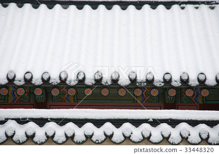 Snow, Winter, Dancheng, Gyeongbokgung, Jongno-gu, Seoul 33448320