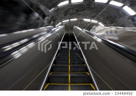 Escalator, Chungmuro Station, Jung-gu, Seoul 33448492