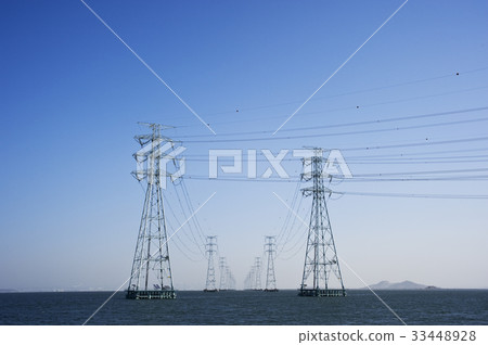 Power Tower, Shihwa Lake, Ansan City, Gyeonggi-do Power Tower, Shihwa Lake, Ansan City, Gyeonggi-do 33448928
