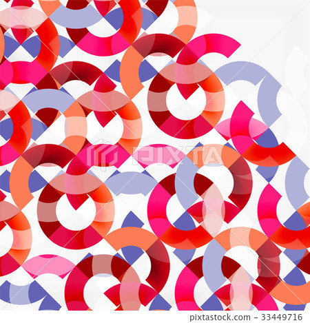 Colorful rings on grey background, modern Colorful rings on grey background, modern 33449716